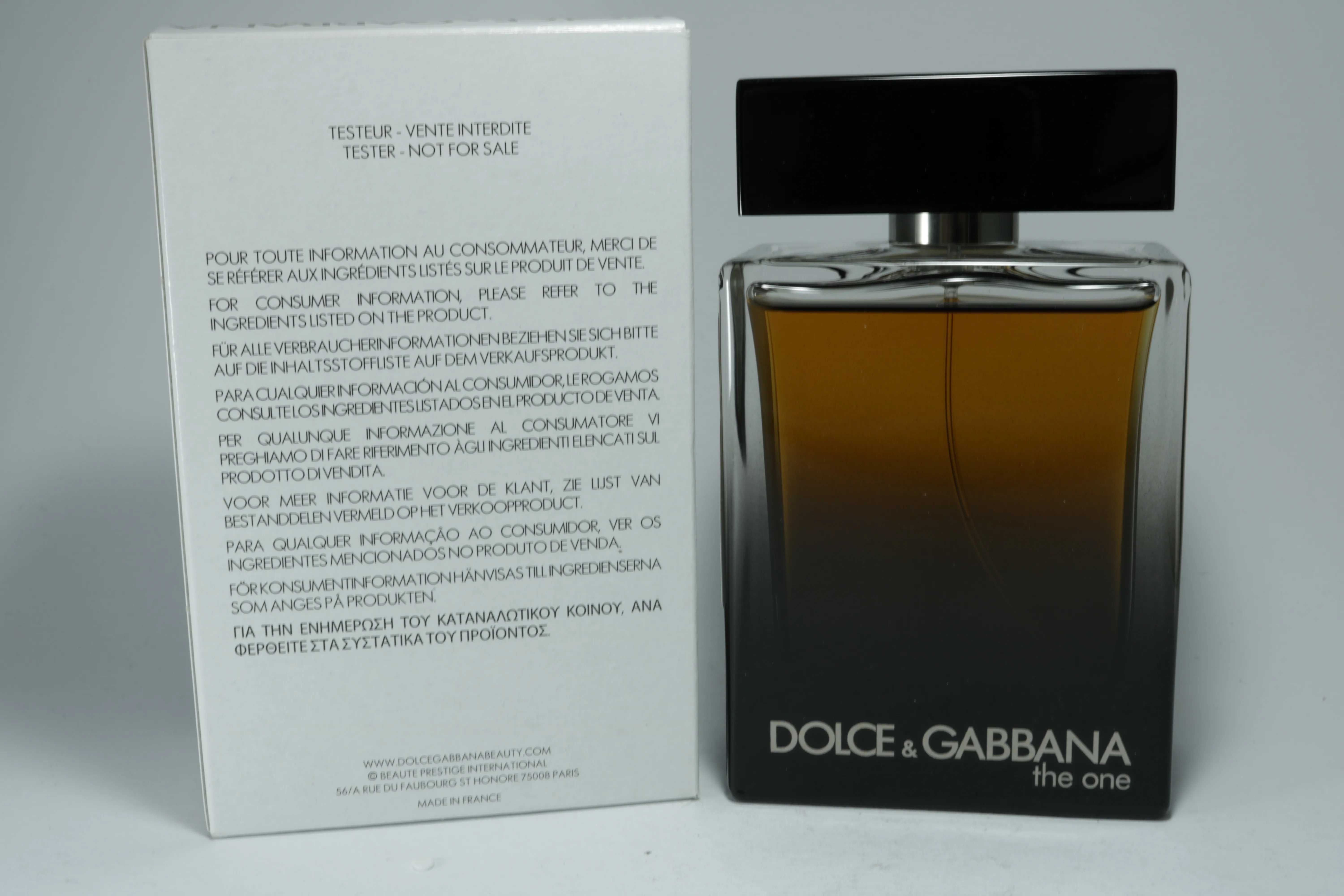 Dolce & Gabbana The One for men парфюмерная вода