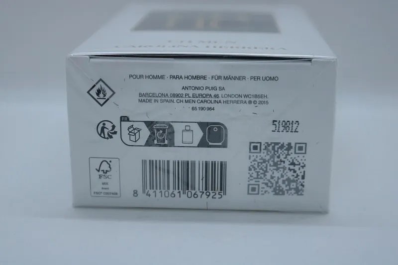 Каролина Херрера CH men туалетная вода