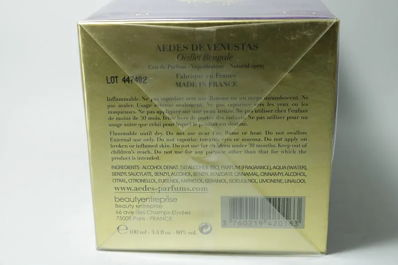 Aedes de Venustas Oeillet Bengale