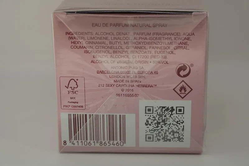 Carolina Herrera 212 Sexy парфюмерная вода