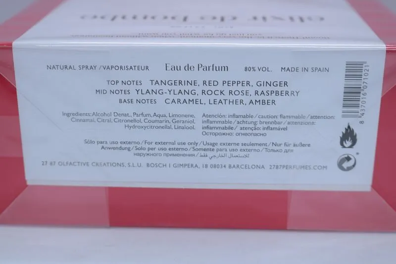 27 87 Perfumes Elixir de Bombe парфюмерная вода