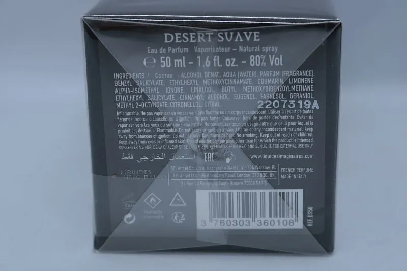 Les Liquides Imaginaires Desert Suave парфюмерная вода