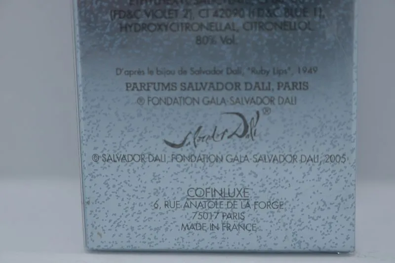 Salvador Dali Eau De Rubylips туалетная вода