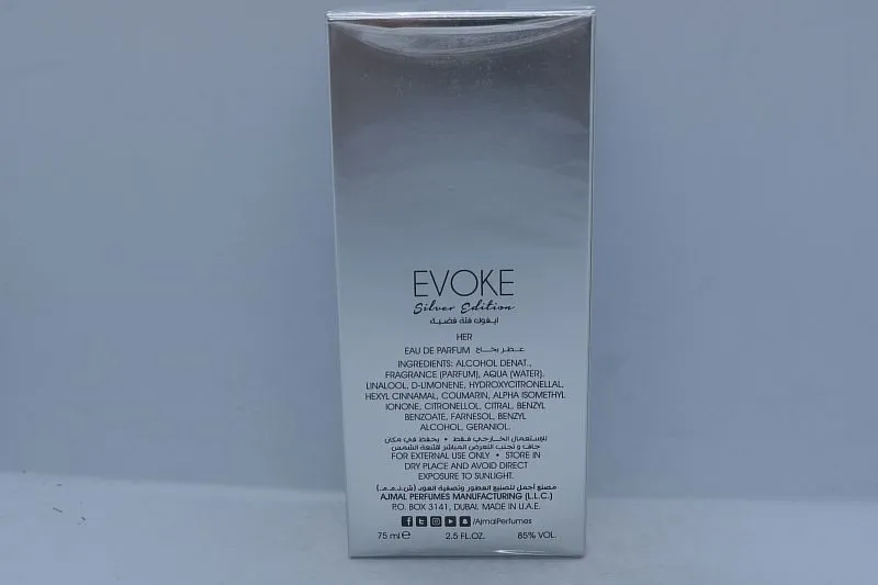 Ajmal Evoke Silver Edition For Her парфюмерная вода