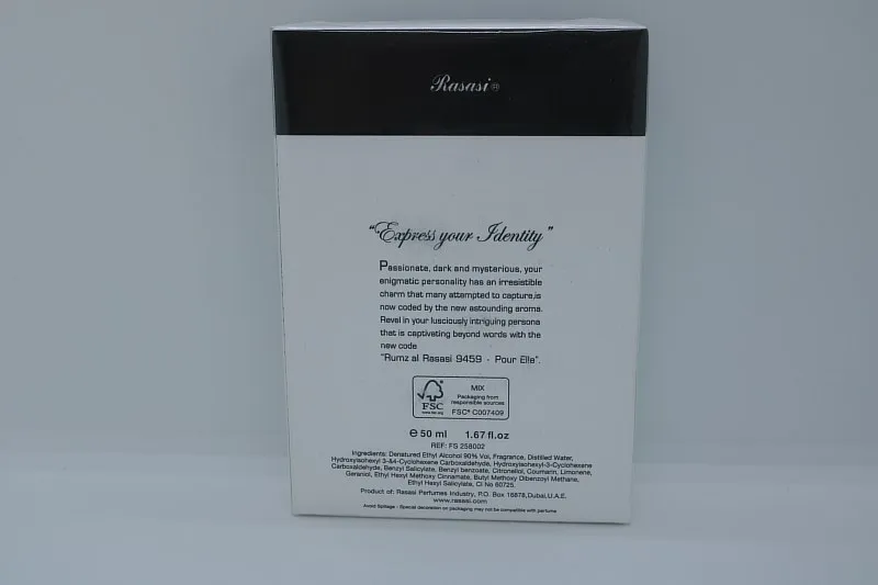 Rumz Al Rasasi 9459 Pour Elle