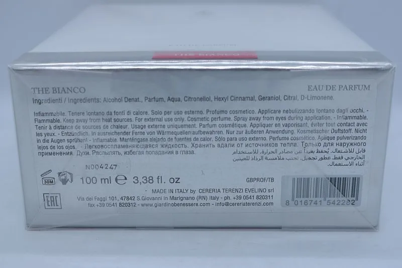 Giardino Benessere The Bianco духи