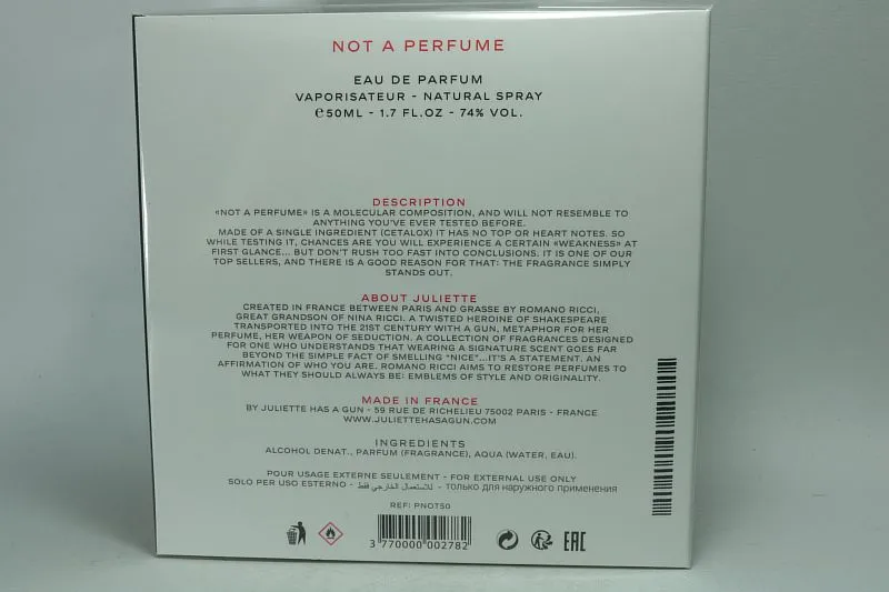 Juliette Has A Gun Not A Perfume парфюмерная вода