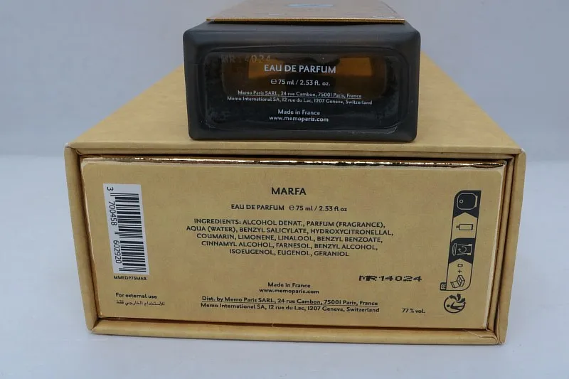 Memo Marfa парфюмерная вода