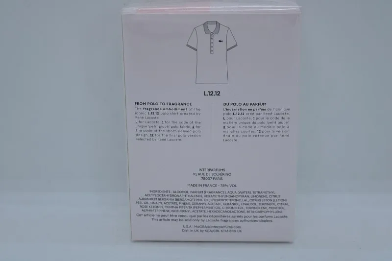 Lacoste L.12.12 Rose парфюмерная вода