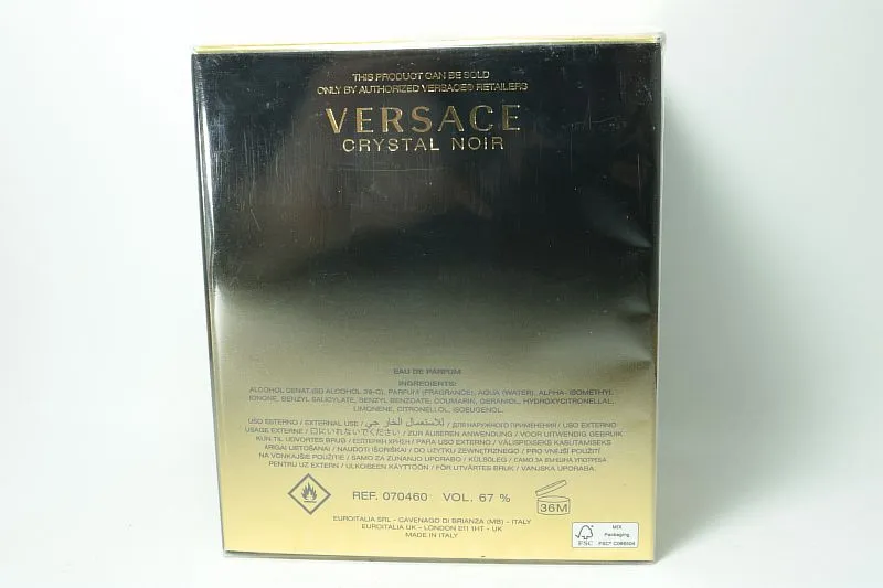 Versace Crystal Noir парфюмерная вода