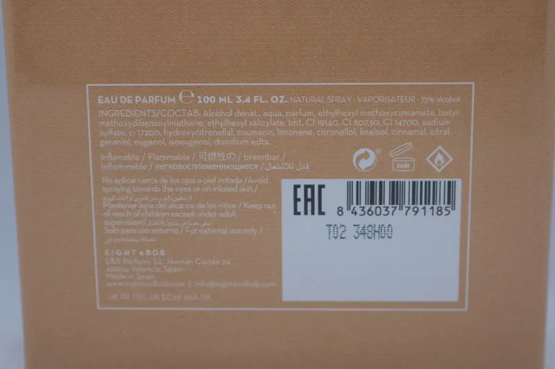 Eight & Bob Egypt парфюмерная вода