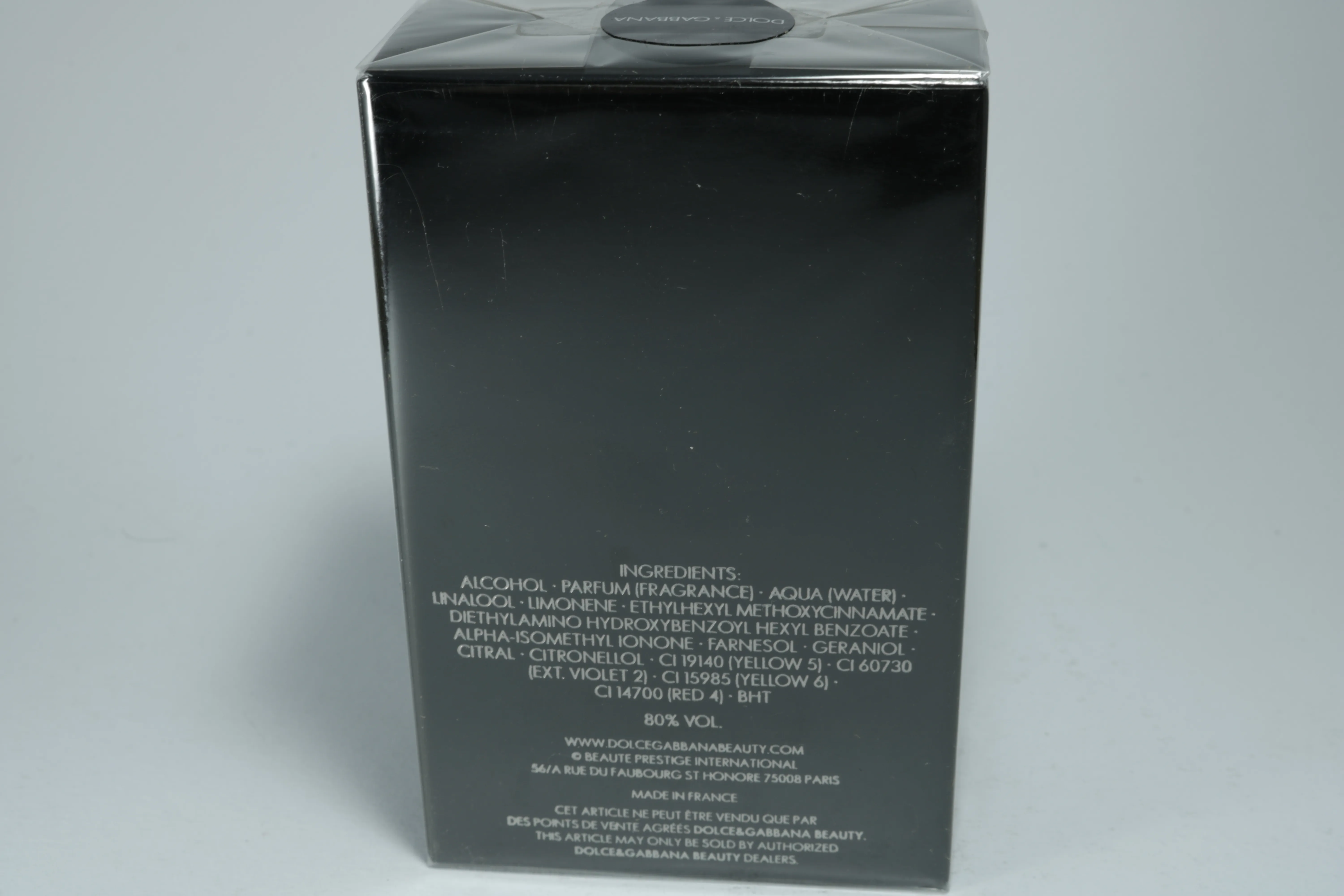 Dolce & Gabbana The One for men парфюмерная вода