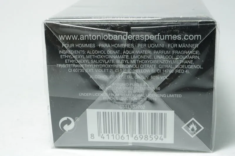 Antonio Banderas Seduction in Black туалетная вода