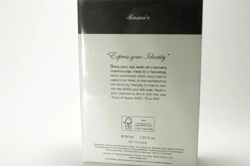 Rumz Al Rasasi 9453 Pour Elle парфюмерная вода