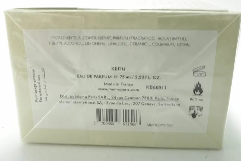 Memo Kedu парфюмерная вода