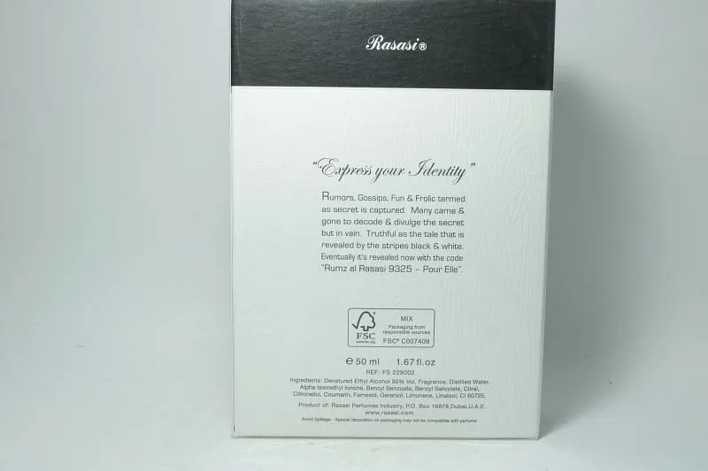 Rumz Al Rasasi 9325 - Pour Elle парфюмерная вода