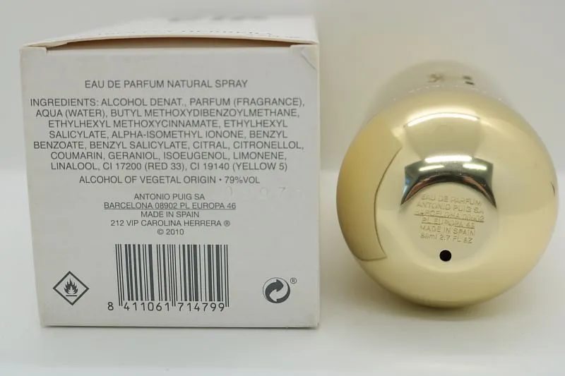 Carolina Herrera 212 VIP парфюмерная вода