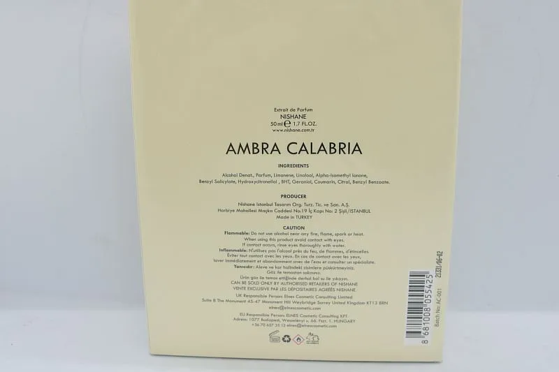 Nishane Ambra Calabria духи