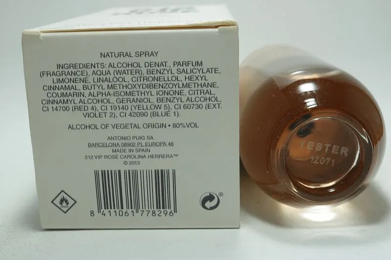 Carolina Herrera 212 VIP Rose парфюмерная вода