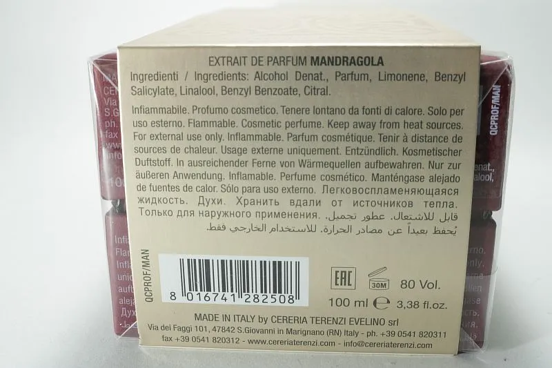 V Canto Mandragola духи