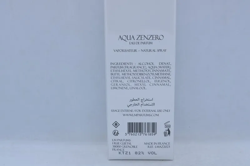 LM Parfums Acqua Zenzero парфюмерная вода