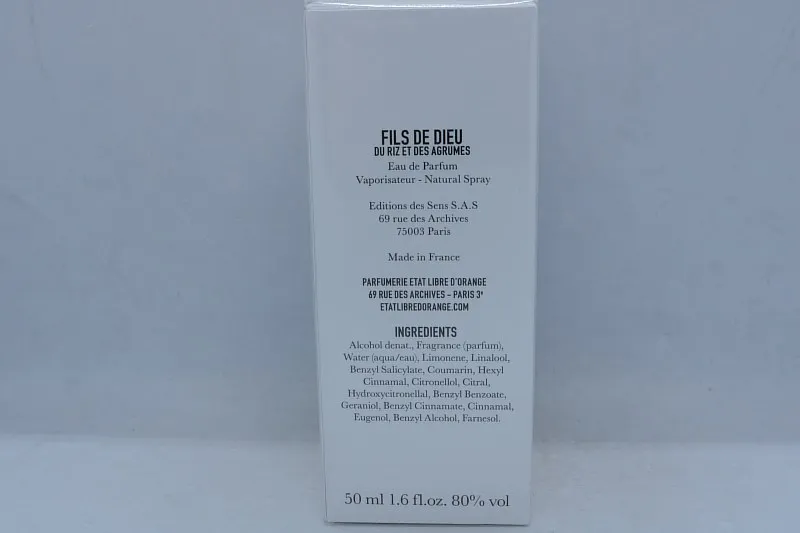 Etat Libre d`Orange Fils De Dieu Du Riz Et Des Agrumes парфюмерн