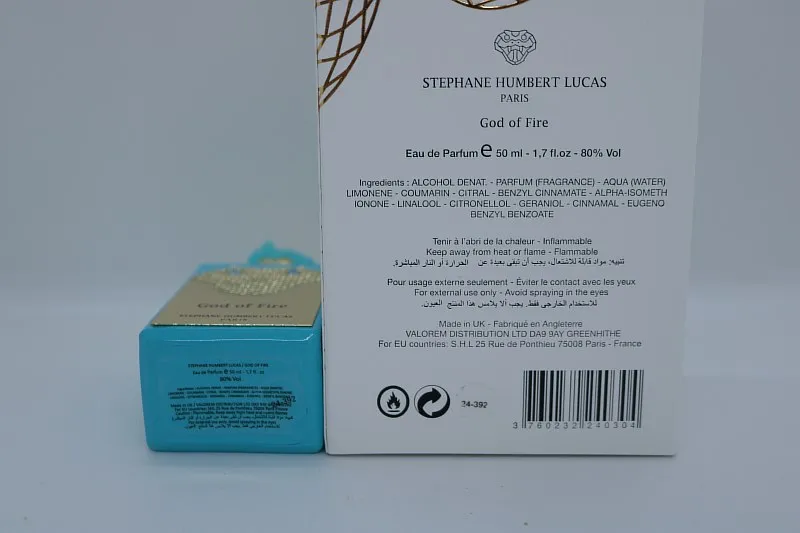 Stephane Humbert Lucas 777 God of Fire парфюмерная вода