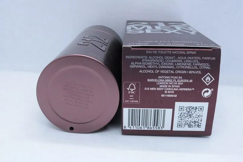 Carolina Herrera 212 sexy men туалетная вода