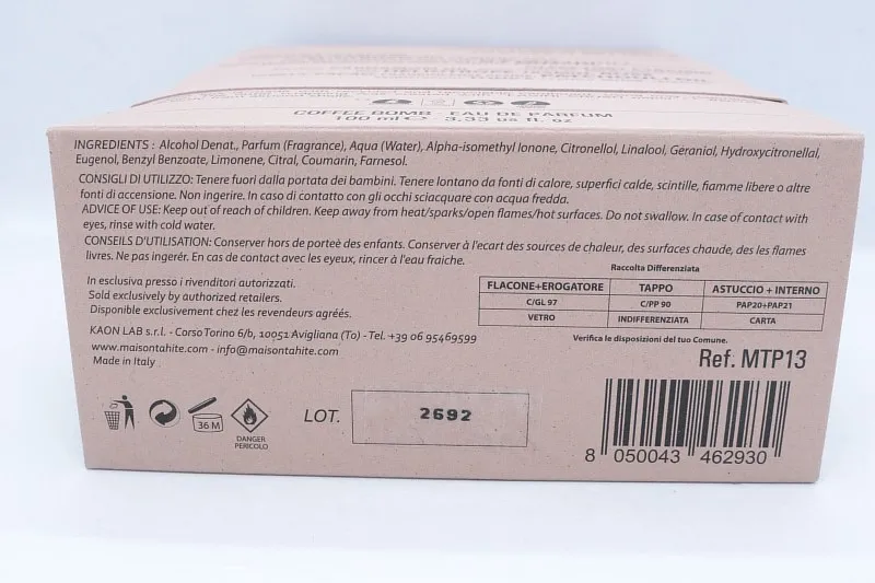 Maison Tahite Coffee Bomb парфюмерная вода