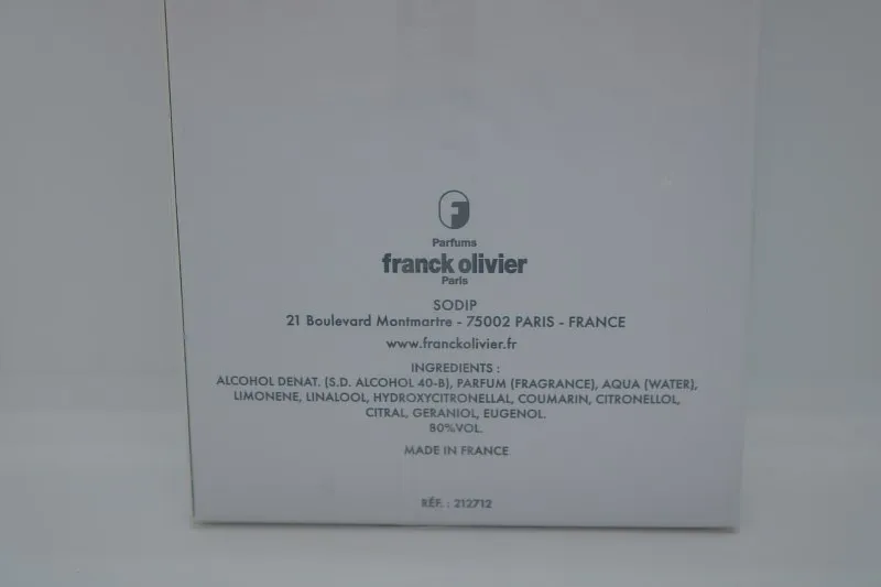 Franck Olivier EAU DE PASSION