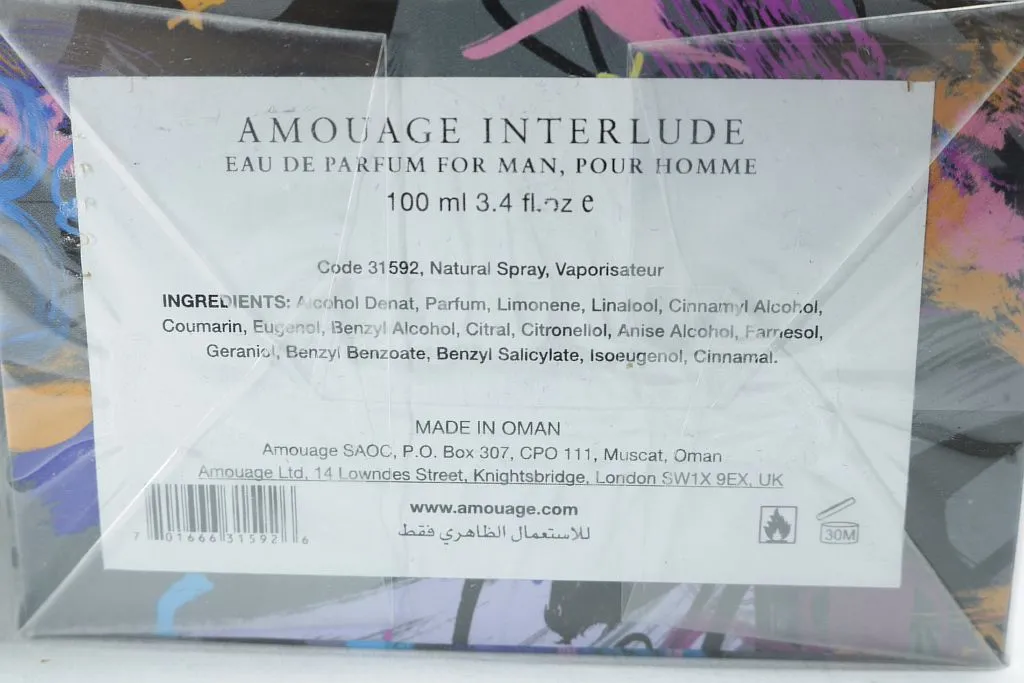 Amouage Interlude men парфюмерная вода