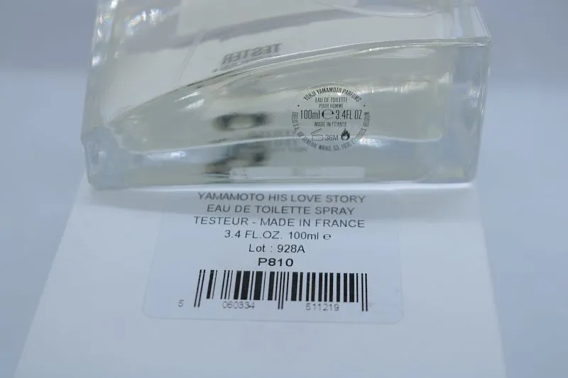 Yohji Yamamoto His Love Story туалетная вода