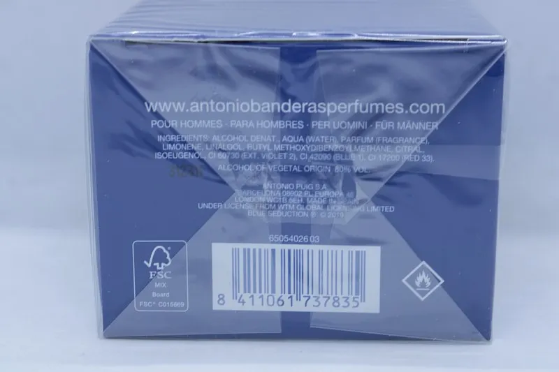 Antonio Banderas Blue Seduction for men туалетная вода