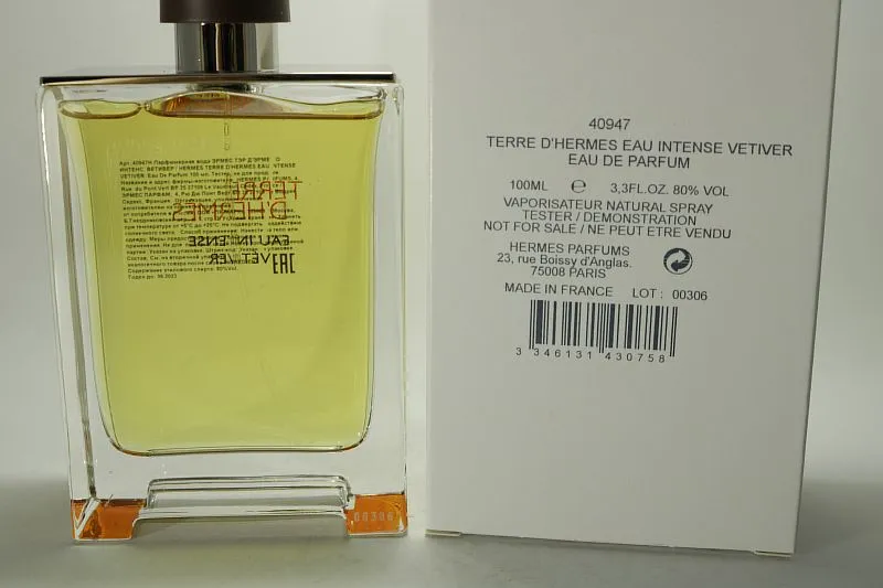 Hermes Terre d`Hermes Eau Intense Vetiver парфюмерная вода