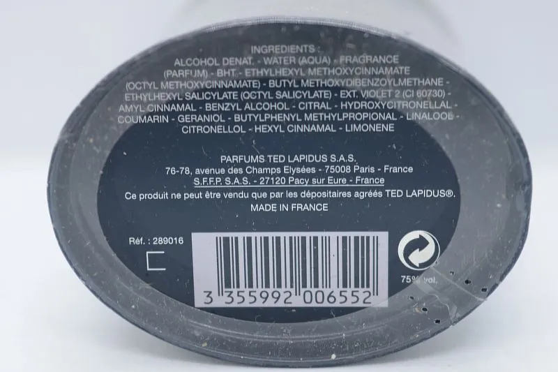 Ted Lapidus Alcazar туалетная вода