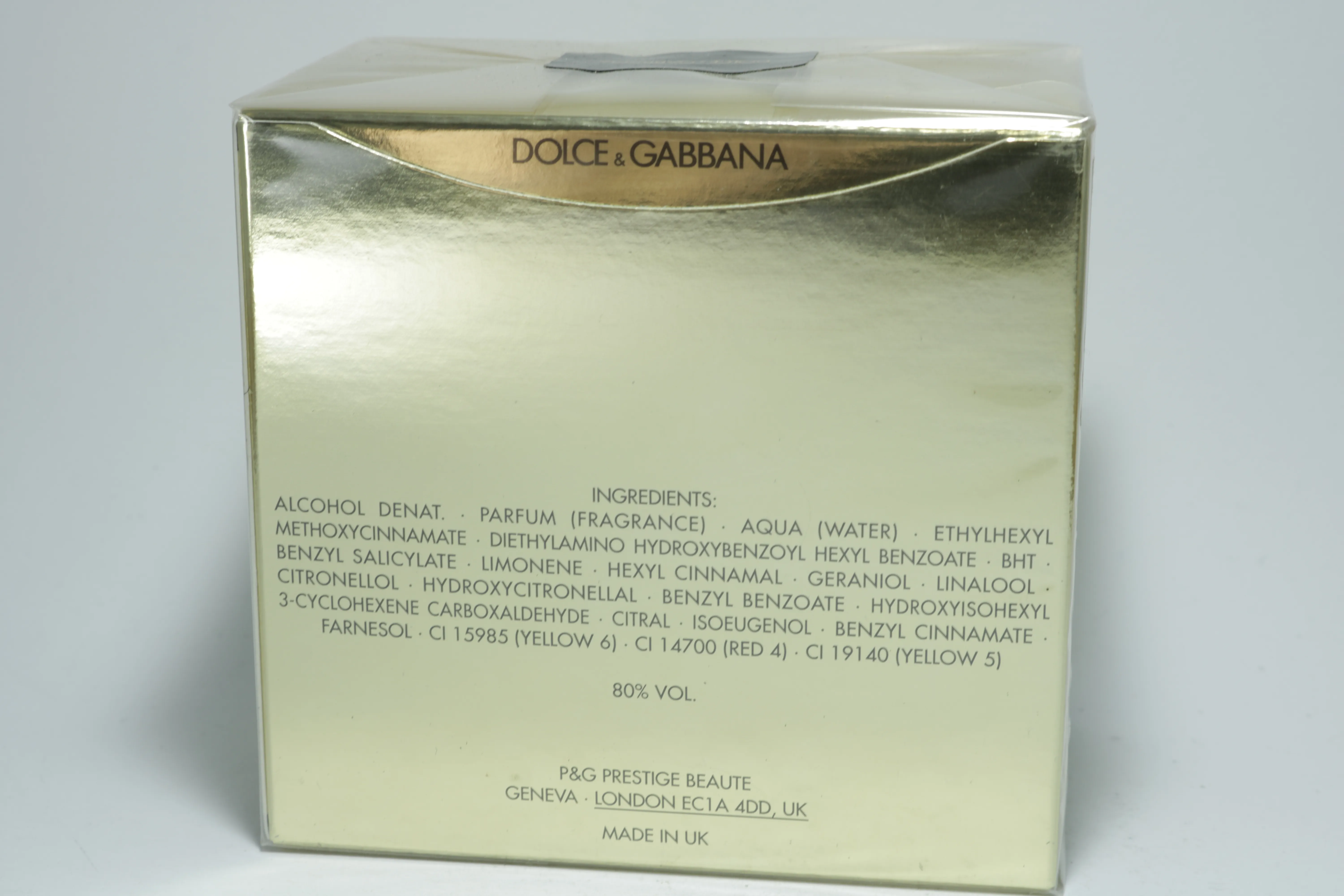 Dolce & Gabbana The One парфюмерная вода