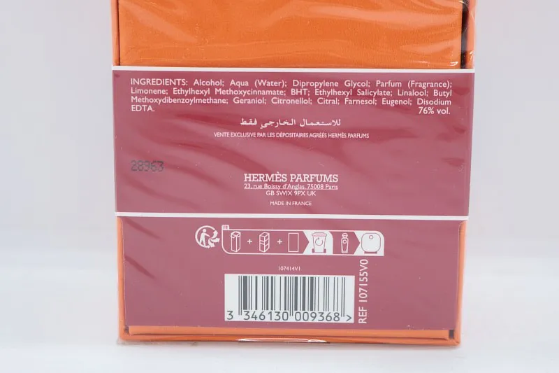 Hermes Eau de Rhubarbe Ecarlate одеколон