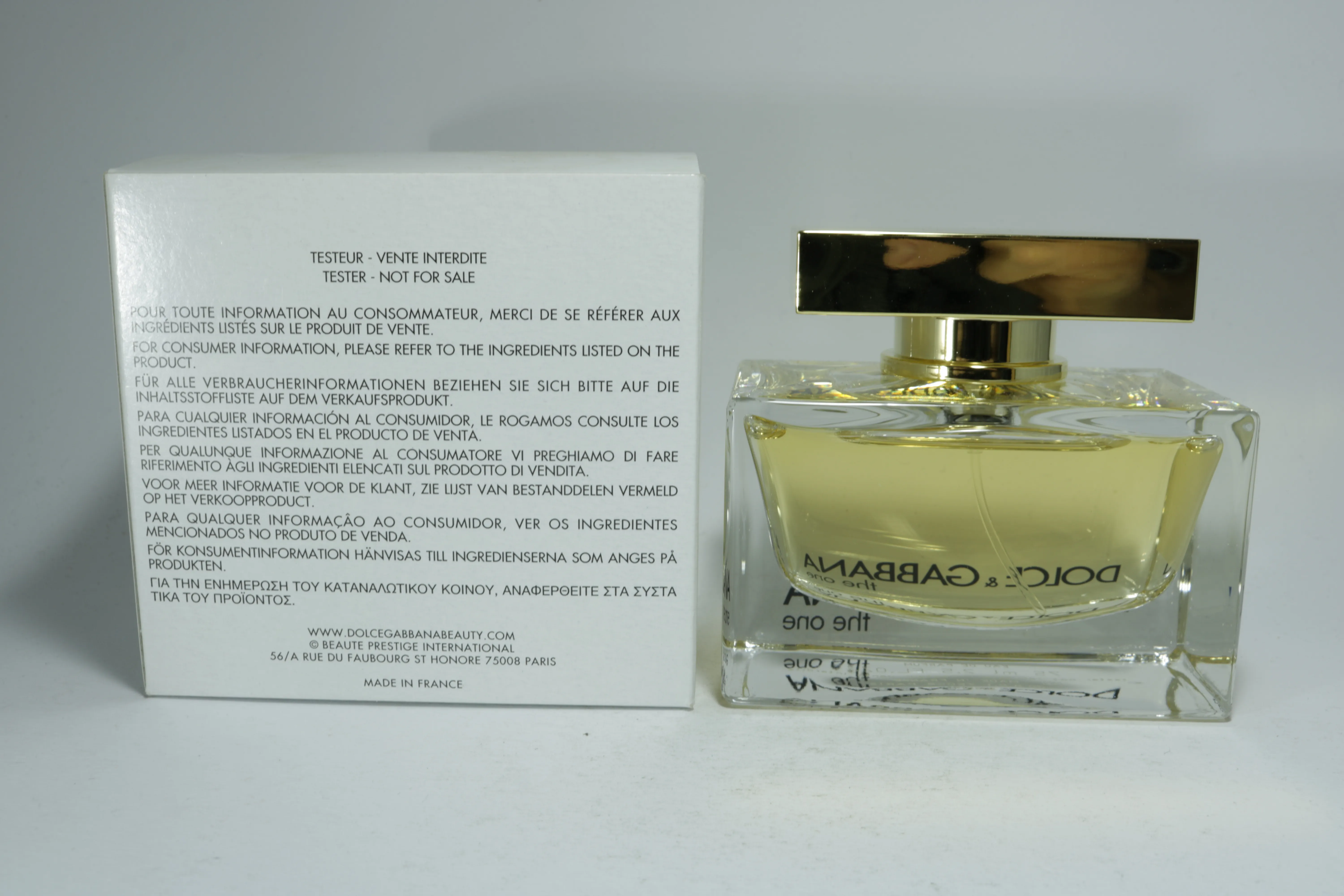 Dolce & Gabbana The One парфюмерная вода