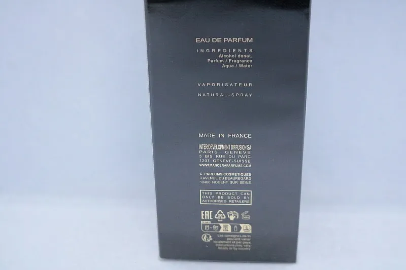 Mancera Black Noir парфюмерная вода