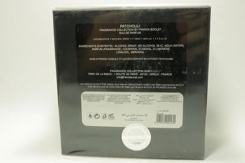 Franck Boclet Patchouli парфюмерная вода