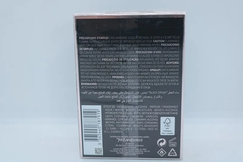 Yves Saint Laurent Black Opium парфюмерная вода