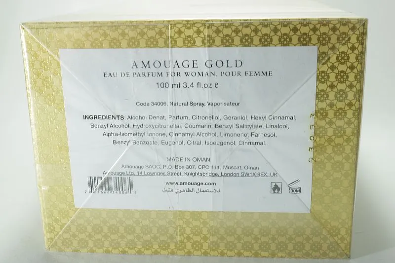 Amouage Gold women парфюмерная вода