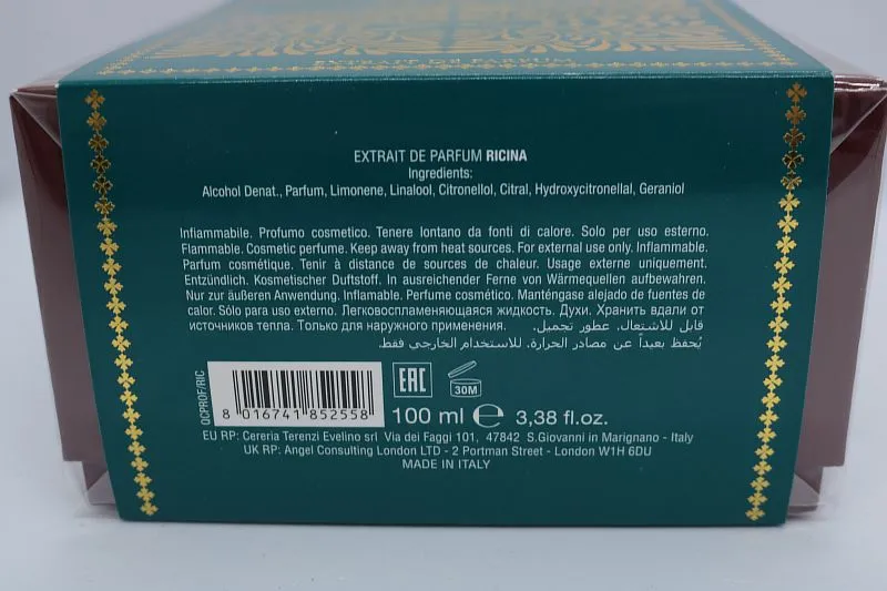 V Canto Ricina духи