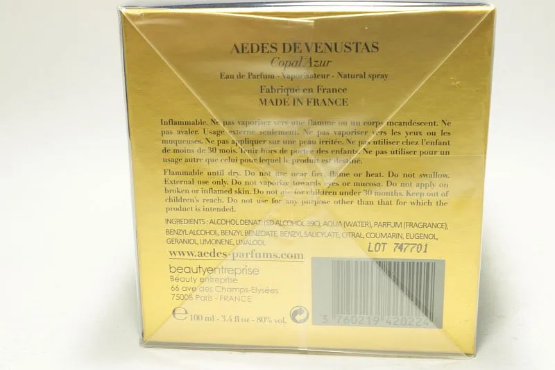 Aedes de Venustas Copal Azur парфюмерная вода