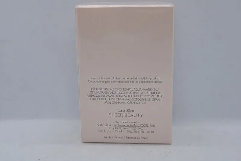 Calvin Klein Sheer Beauty туалетная вода