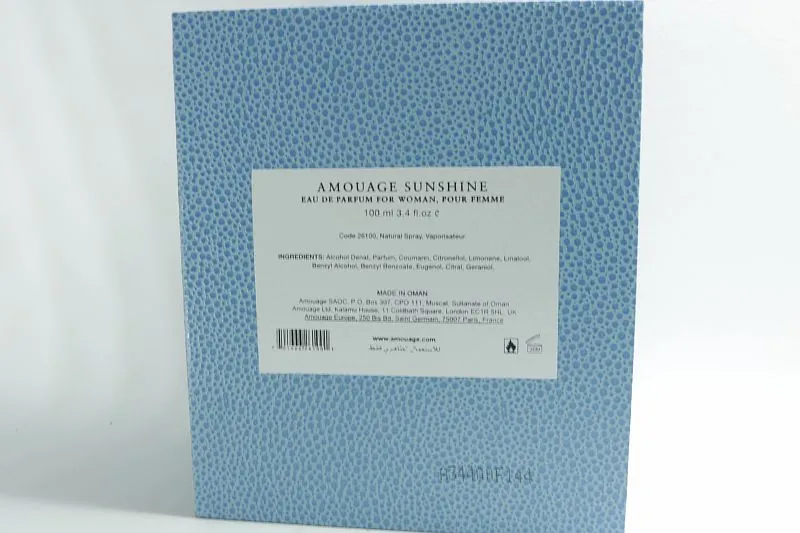 Amouage Sunshine women парфюмерная вода