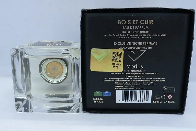 Vertus Bois et Cuir парфюмерная вода