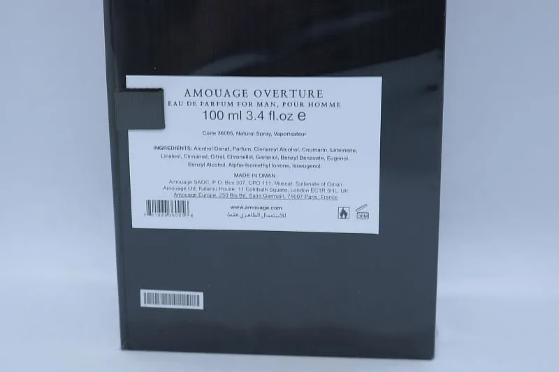 Amouage Overture Man парфюмерная вода