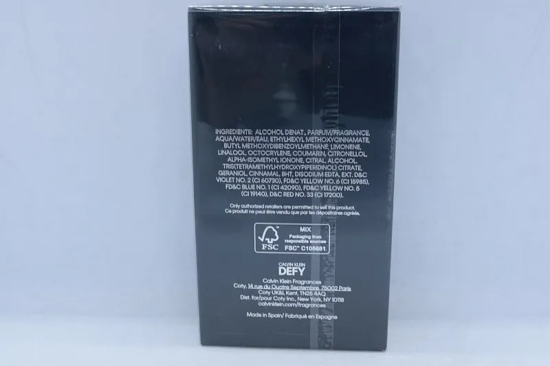 Calvin Klein Defy туалетная вода