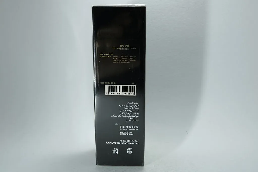Mancera Red Tobacco парфюмерная вода